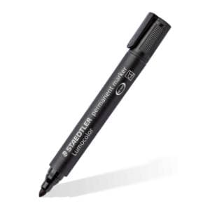 Marker STAEDTLER lumo obli crni 1kom slide slika