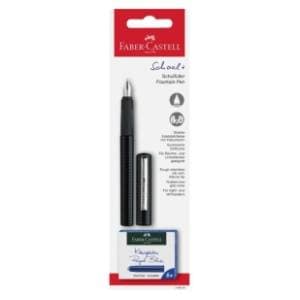 Naliv pero FABER CASTELL crno 1kom + patrone slide slika