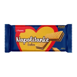 Napolitanka MEDELA Čoko posne 400g slide slika