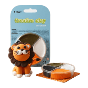 Plastelin STARR Clay set lav 4 boje 63g slide slika