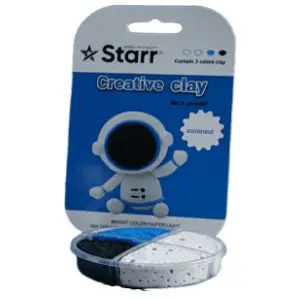 Plastelin STARR Clay set svemirac 4 boje 63g slide slika