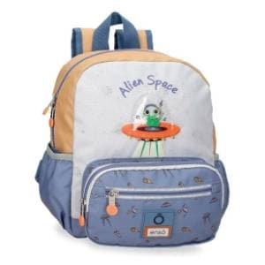 Ranac ENSO Alien space 28cm plavi slide slika