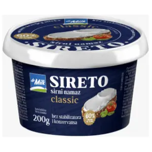 Sirni namaz DR.MILK Sireto classic 200g slide slika