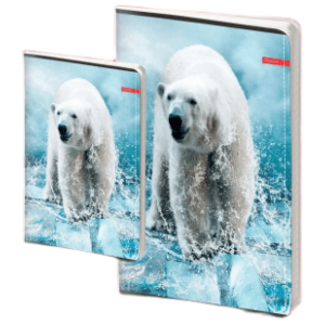 Sveska A5 karo ILIJANUM Wild animals 60lista 1kom slide slika