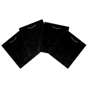 Ukrasna kesa L OPTIMUM Univerzalna crna gliter 1kom slide slika