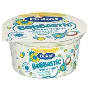 Voćni jogurt DUKAT Bobbastic ananas i kokos 150g slide slika