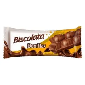 Čokoladica BISCOLATA Duomax čoko bar lešnik 44g slide slika
