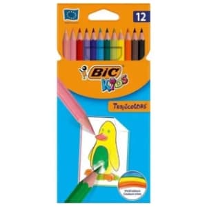 Drvene bojice BIC kids tropicolors 12kom slide slika