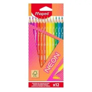 Drvene bojice MAPED neon 12kom slide slika