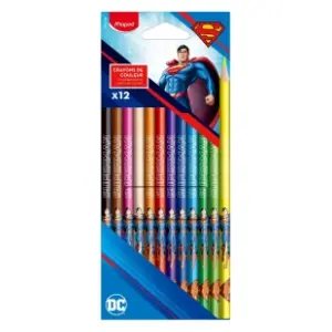 Drvene bojice MAPED superman 12kom slide slika