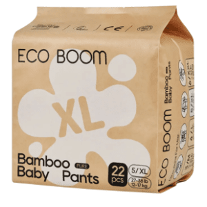 ECO BOOM pelene gaćice biorazgradive XL 22kom slide slika