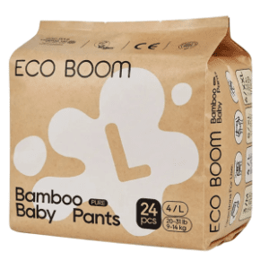 ECO BOOM pelene gaćice biorazgradive L 24kom slide slika