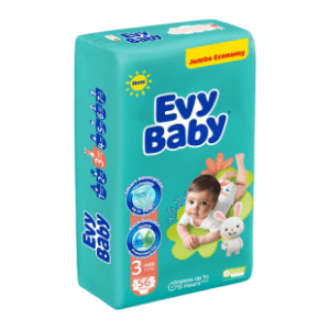 EVY BABY pelene jumbo 3 midi 56kom slide slika