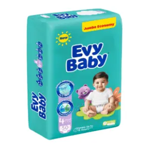 EVY BABY pelene jumbo 4 maxi 50kom slide slika
