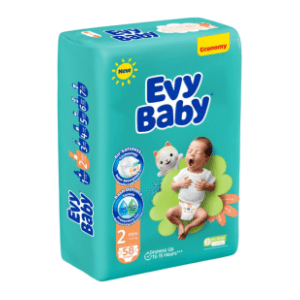 EVY BABY pelene twin 2 mini 58kom slide slika