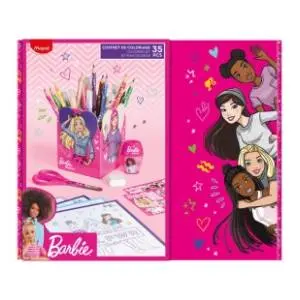 Flomasteri i drvene bojice MAPED barbie 35kom slide slika