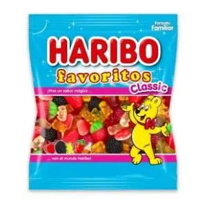 Gumene bombone HARIBO favoritos classic 90g slide slika