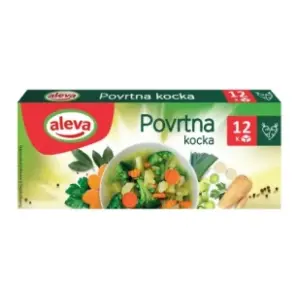Kocka za supu ALEVA povrtna 120g slide slika