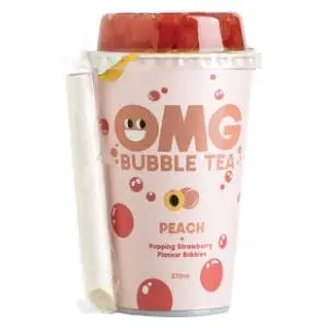 Ledeni čaj OMG Bubble breskva 270ml slide slika