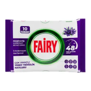 Maramice za čišćenje FAIRY lavanda 10kom slide slika