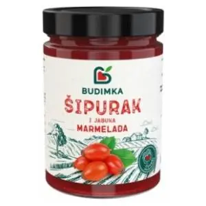 Marmelada BUDIMKA šipurak i jabuka 680g slide slika