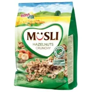 Musli BONAVITA crunchy lešnik 375g slide slika
