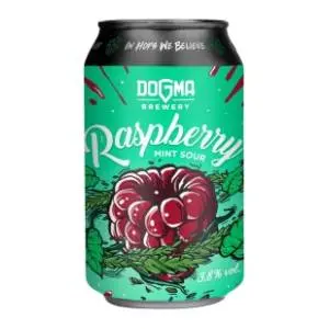 Pivo DOGMA Raspberry mint sour 0.33l slide slika