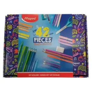Školski set MAPED 42kom slide slika