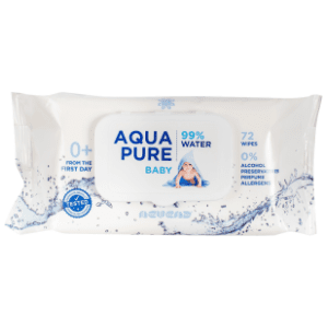 Vlažne maramice NEVENA aqua pure 3x72kom slide slika