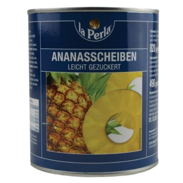 Ananas LA PERLA kolut 580g