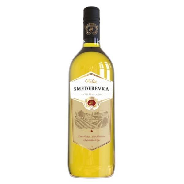 Belo vino RUBIN Smederevka 1l