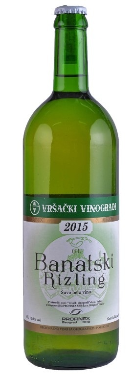 Belo vino VRŠAČKI VINOGRADI Banatski rizling 1l