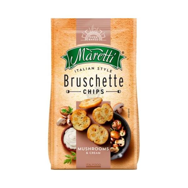 Brusket MARETTI pečurke dvopek 70g