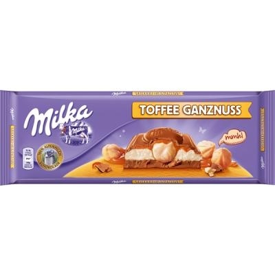 Čokolada MILKA Toffee nuts 300g