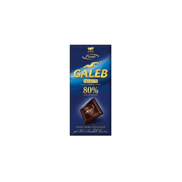 Čokolada PIONIR Galeb crna 80% 100g