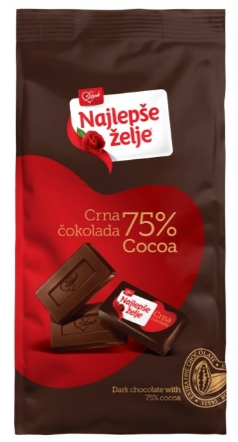 Čokolada ŠTARK Najlepše želje Mini Crna 150g