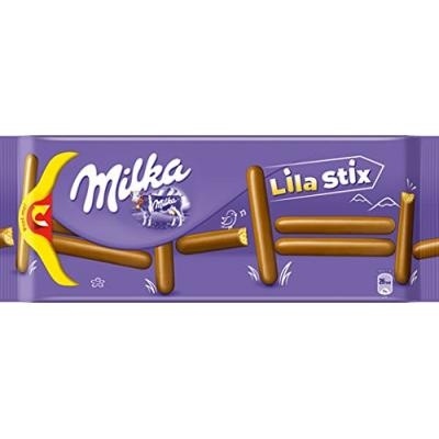 Čokoladica MILKA keks ChocoLilaStix 112g