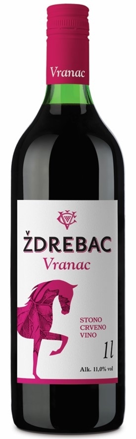 Crno vino VINARIJA ČOKA Ždrebac Vranac 1l