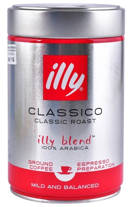 Espresso kafa ILLY mlevena 250g