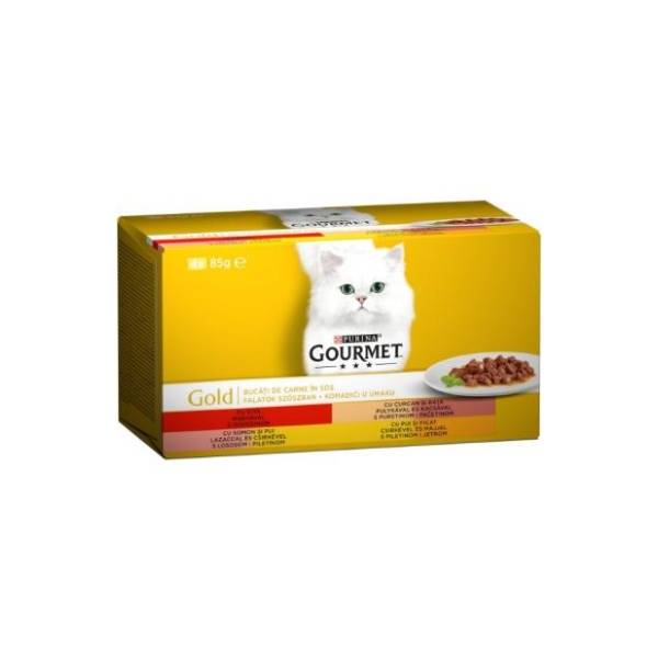 GOURMET Gold piletina 4x85g