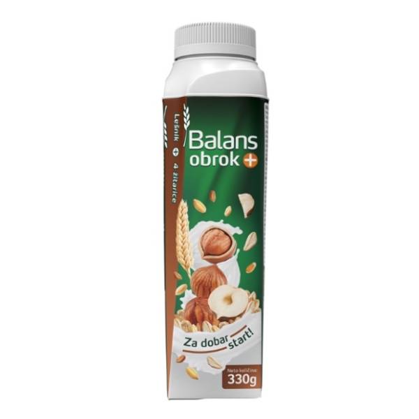 Jogurt IMLEK Balans+ tečni obrok lešnik žitarice 330g