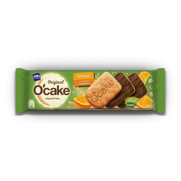 Keks JAFFA O'cake kakao i pomorandža 145g