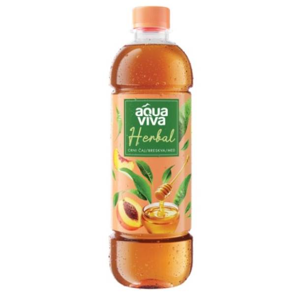 Ledeni čaj AQUA VIVA Herbal breskva med 500ml