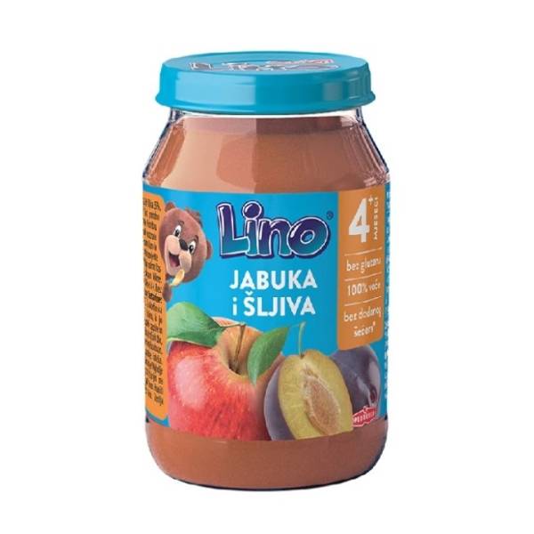 LINO kašica jabuka šljiva 190g
