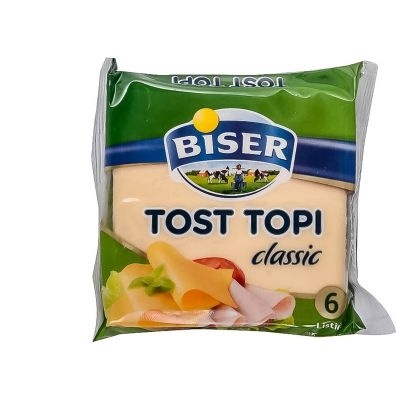 Lisnati sir BISER Tost topi 120g 