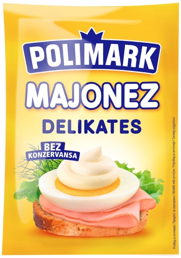 Majonez POLIMARK delikates kesa 180ml