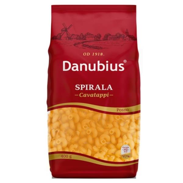 Makaroni DANUBIUS spirala 400g