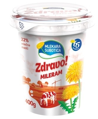 Mileram MLEKARA SUBOTICA 22%mm 400g