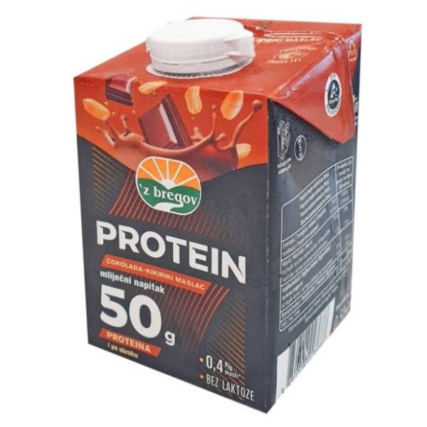 Napitak Z'BREGOV čokolada kikiriki maslac 500ml