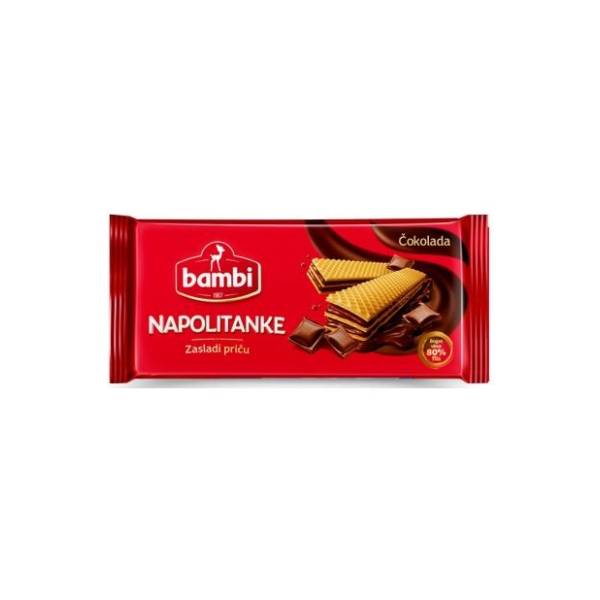 Napolitanka BAMBI čokolada 185g